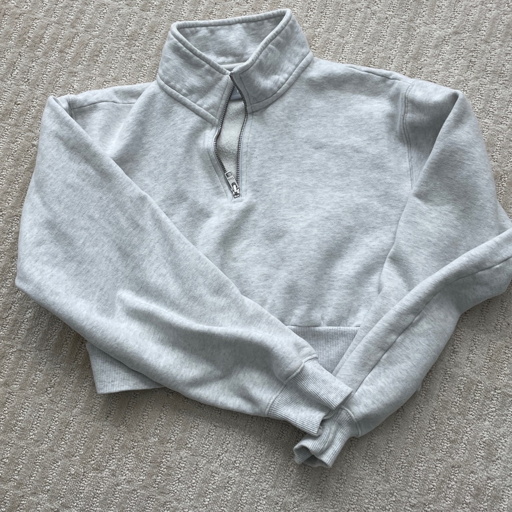 Aritzia SWEATFLEECE Half Zip Small